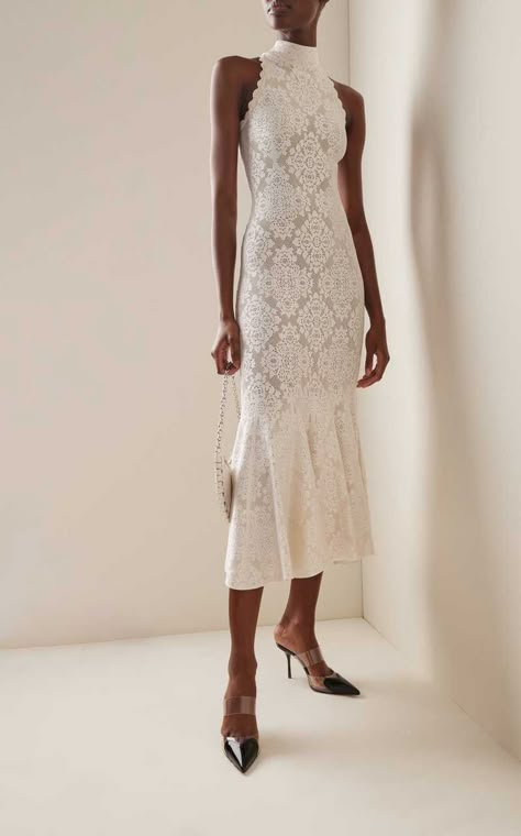 Dress Summer 2024, Chic Crochet Lace Midi Dress, Semi-stitched Peplum Wedding Dress, Embellished Fitted Peplum Dress, Luxury White Lace Crochet Dress, Moda Operandi Dress, Zimmerman White Lace Dress, Lace Peplum Dress, Jamaica Outfits