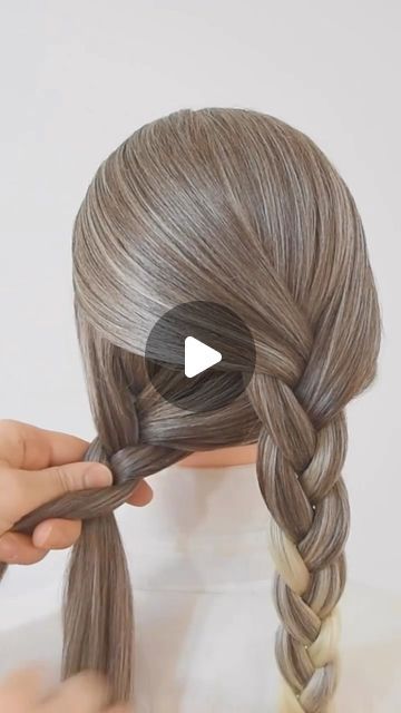 Hard Hairstyles For Long Hair, Adult Hairstyles For Long Hair, Braid Hairstyles For Medium Length Hair, Braids For Thick Hair, Long Hair Styles Braids, Hair Do Simple, Pretty Hairstyles For Long Hair, Easy Braids To Do On Yourself, Braided Hair Updo