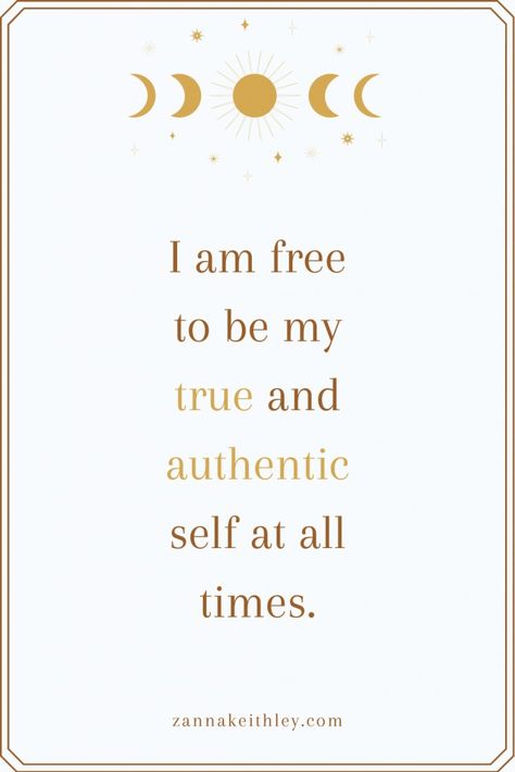 I Am Free Affirmation, Authentic Self Affirmations, Affirmations For Socializing, I Am Authentic, Authenticity Affirmations, Social Butterfly Affirmations, Social Affirmations, Self Compassion Affirmations, Authentic Self Quotes