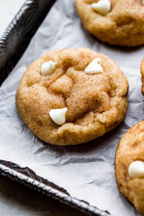 Chai Snickerdoodles, Snicker Doodles, Chocolate Chai, Fall Cookie Recipes, Sallys Baking, Chai Spices, Cookie Sandwich, Snickerdoodle Recipe, Sally's Baking