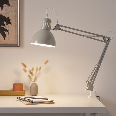 TERTIAL Work lamp, beige - IKEA Ikea Tertial, Ikea Desk Lamp, Clamp Lamp, Table Clamp, Work Lamp, Best Ikea, Viria, Ikea Family, Led Desk Lamp