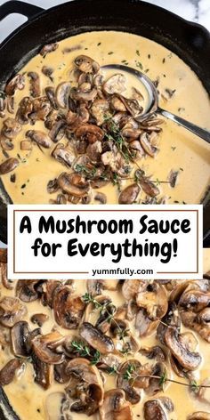 Having great sauce recipes is always a good idea. You can dress any protein or carb with a great sauce. In this recipe, you will learn how to make creamy mushroom sauce from scratch. Use it over steak, roasted chicken, pasta, or even mashed potatoes! Mushroom Alfredo, Candy Apple Recipe, Healthy Low Carb Dinners, Cream Sauce Recipes, Creamy Mushroom Sauce, Creamy Mushrooms, Mushroom Sauce, Low Carb Dinner, Sliced Mushrooms