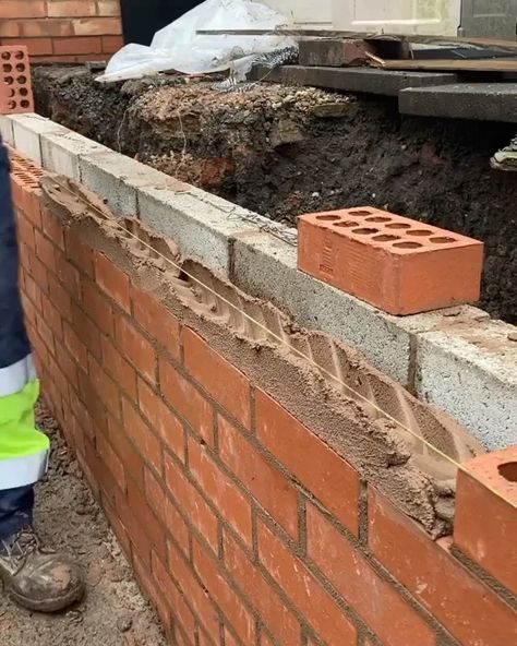 Tradectory on Instagram: “Laying the bricks to the line with @d5constructionltd 🧱 . #bricklaying #bricklayer #bricks #builder #layingbricks #construction #mortar…” Builder Aesthetic, Construction Photography, Brick Laying, 2025 Vision, The Line, Vision Board, Collage, Wood, Photography