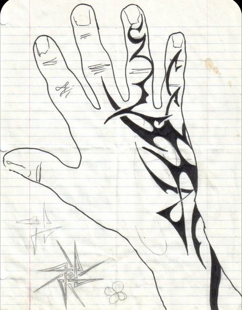 Hand Tattoos To Draw, Cool Hand Tattoos, Tattoos To Draw, Camo Tattoo, Tatoo 3d, Sharpie Tattoos, Hand Doodles, Muster Tattoos, Tattoo Style Drawings