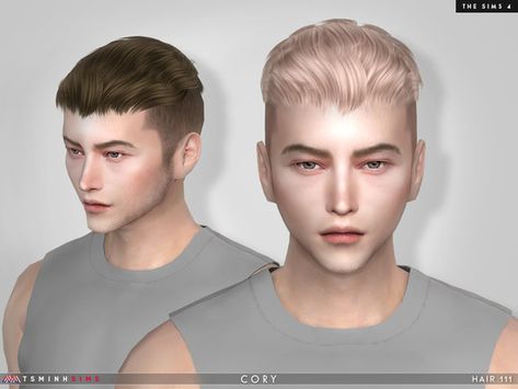 - New meshes Found in TSR Category 'Sims 4 Male Hairstyles' Short Male Hair Cc Sims 4, Ts4 Male Hair, Buzz Cut For Men, Sims 4 Hair Male, California Hair, Sims 4 Tsr, Baby Boy Hairstyles, Hair In The Wind, Pelo Sims