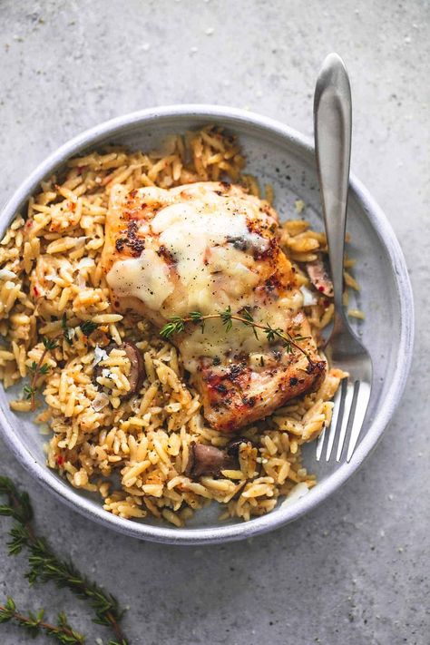 Slow Cooker Orzo, Italian Crockpot Recipes, Pollo Teriyaki, Slow Cooker Beef Stroganoff, Orzo Recipes, Chicken Orzo, Herb Chicken, Slow Cooker Dinner, Healthy Slow Cooker