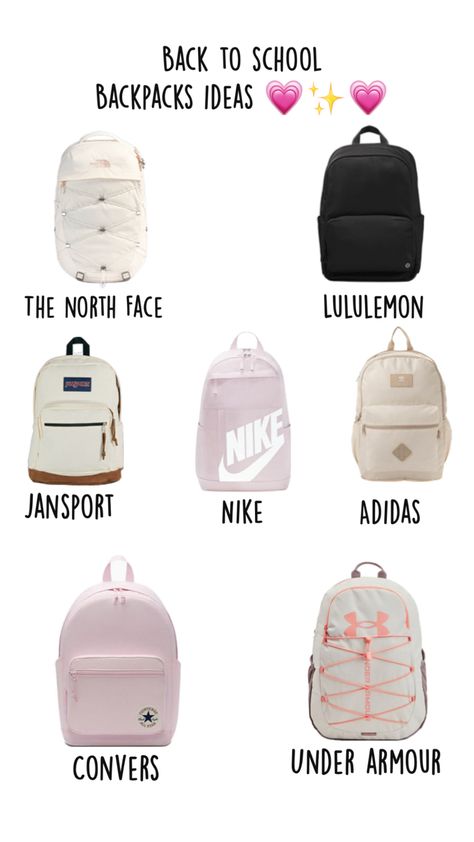 Back to school !! School Backpack Outfit, Back To School Preparation, Back To School Accessories, First Day Of School Fits, School Trends, College Student Hacks, Preppy Backpack, School Preparation, High School Backpack