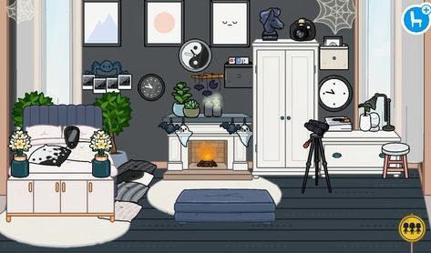 Toca Boca Room Ideas For Parents, Toca Boca Room Ideas Parents, Toca Boca Parents Room, Toca Boca Parents Room Ideas, Modern Mansion Bedroom, Toca Boca Hair Salon, Toca Life World Aesthetic Pfp, Toca Ideas, Mansion Bedroom