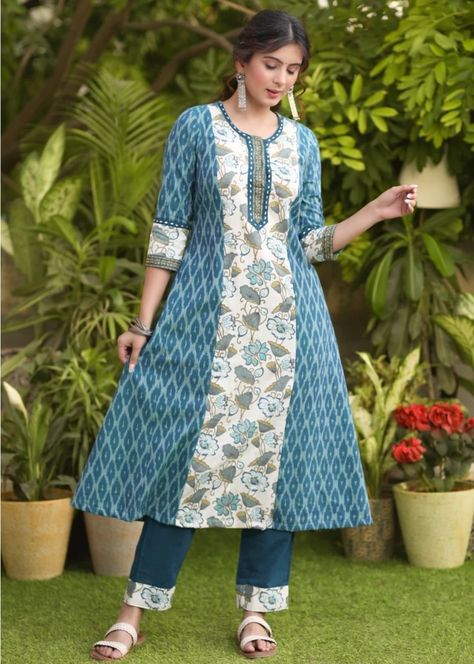 Colour Kurti Designs, Leggings Kurti, Chudithar Designs, Trending Leggings, A Line Kurti Designs, Churidar Design, Designer Dresses Elegant, Cotton Dress Pattern, Adult Dress