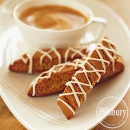 This recipe for Butter Pecan Biscotti from Pillsbury™ Baking goes perfectly with a cup of coffee! Pecan Biscotti Recipe, Cake Mix Biscotti, Cake Mix Biscotti Recipe, Pecan Biscotti, Gingerbread Biscotti, Biscotti Recipes, Crisco Recipes, Almond Biscuits, Butter Pecan Cake