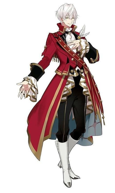 Royal Outfits Male, Prince Character, Red Characters, Prince Clothes, Anime Prince, Elsword, Anime Dress, Character Design Male, Drawing Clothes