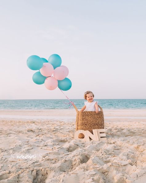 Toddler Birthday Beach Photoshoot, First Birthday Photo Shoot Beach, Beach Toddler Photoshoot, One Year Beach Photoshoot, First Birthday Beach Photoshoot, One Year Old Beach Photoshoot, Beach First Birthday Pictures, 1st Birthday Beach Photoshoot, Baby Beach Photoshoot Ideas