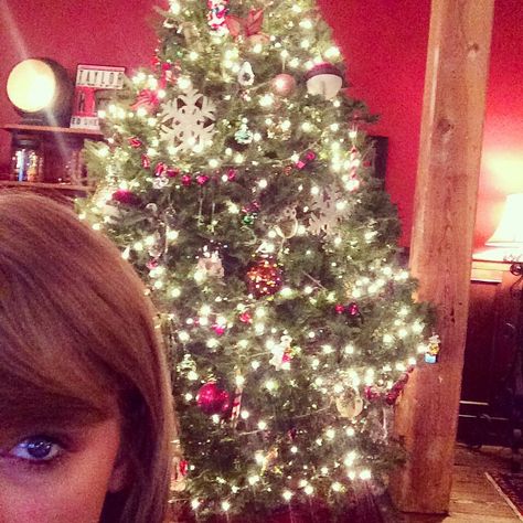 "Nothing says Christmas like a fully decorated tree, some giant socks, and the apple-spice candle I just lit. This isn't even my house. #thelittlethings #blessed #hohoho" Taylor Swift Fotos, Taylor Swift Christmas, Jordin Sparks, Taylor Swift Birthday, Swift Facts, Camila Morrone, Estilo Taylor Swift, Stylish Celebrities, Taylor Swift Outfits