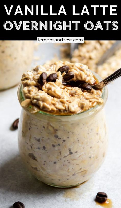 Cold Brew Overnight Oats, Coffee Overnight Oats, Vanilla Cold Brew, Overnight Oats Recipe Easy, Best Overnight Oats Recipe, Overnight Oatmeal Recipes, Oat Recipes Healthy, Making Cold Brew Coffee, Overnight Oats Recipe Healthy