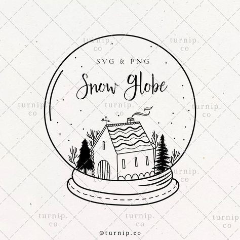 Winter Monogram, Monogram Border, House Doodle, Snow Globe Christmas, Home Wreath, Wreath Illustration, Christmas Globes, Wreath Drawing, Winter Signs