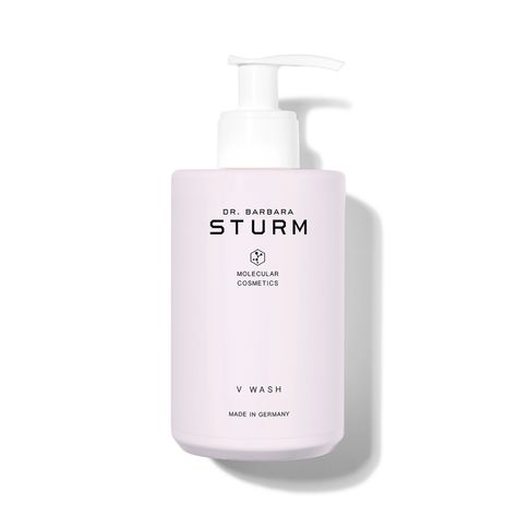 Dr Sturm V Wash is a pH-balanced wash for the female intimate area that respects the skin’s natural microbiome and protects from inflammation. Dr Barbara Strum, Barbara Strum, Dr Barbara Sturm, Intimate Wash, Anti Aging Body, Barbara Sturm, Prebiotics And Probiotics, Hair Solutions, Body Cleanser