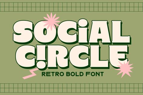 Gen Z Fonts, Free Fonts Retro, Groovy Graphic Design, Organic Font, Fonts Procreate, Font Procreate, Font Vintage, Happy Font, Serif Logo