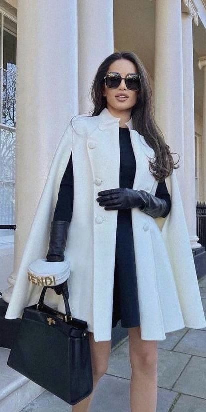 Instagram Reality, Formal Fashion Women, Cape Fashion, Modest Dresses Casual, Woman Suit Fashion, Women Formals, Cape Coat, Fashion Sewing Pattern, Abayas Fashion