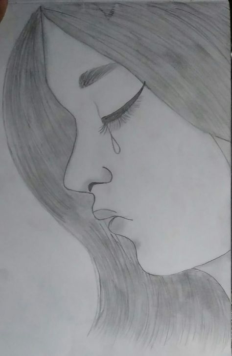 Never cry on anything, Be Strong to face all thing! Health Drawing, Feelings Faces, Pencil Drawing Images, Sketches Pencil, Meaningful Drawings, Art Drawings Sketches Pencil, Face Sketch, Poster Drawing, Easy Drawings Sketches