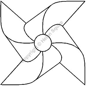 Stained Glass Pinwheel Pattern, Pinwheel Pattern, Painted Barn Quilts, Stained Glass Patterns Free, Quilting Designs Patterns, Quilting Stencils, Quilt Modernen, Machine Quilting Designs, Quilting Templates