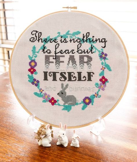 Buffy The Vampire Slayer Cross Stitch, Nothing To Fear, Cute Cross Stitch, Pattern Modern, Modern Cross Stitch Patterns, Buffy The Vampire, Modern Cross, Buffy The Vampire Slayer, Vampire Slayer