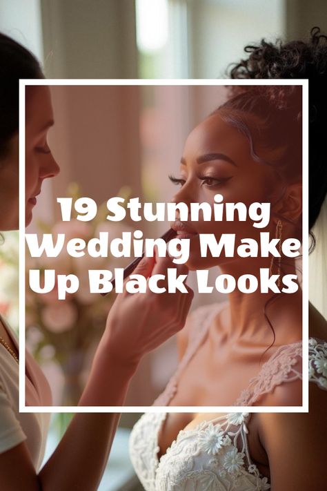 Did you know that wedding makeup for black brides can beautifully enhance your natural glow? Discover stunning tips, trends, and looks tailored to rich skin tones, ensuring you dazzle on your big day. From radiant foundations to perfect pigments, find out what makes wedding makeup for black brides simply mesmerizing. Dive into our gallery of 19 inspiring photos and uncover the secrets to that flawless bridal elegance! Makeup For Black Brides, Black Brides, Bridal Elegance, Flawless Foundation, Black Bride, Inspiring Photos, Long Lasting Makeup, Unique Beauty, Natural Glow