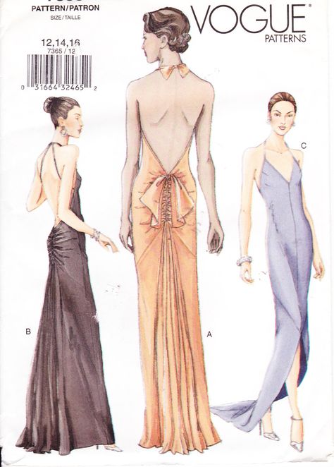 Bridal Dress Patterns, Vintage Wedding Dress Pattern, 1920s Fashion Dresses, Evening Dress Patterns, Women's Sewing Pattern, Great Gatsby Fashion, Wedding Dress Patterns, Vogue Dress, Cocktail Dress Vintage