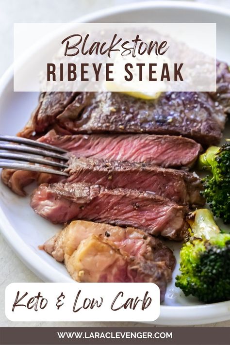 Ribeye on the Blackstone Griddle Keto Blackstone Griddle Recipes, Steak On The Blackstone, Blackstone Steak, Rib Eye Recipes, Grilled Ribeye Steak, Grilled Ribeye, Griddle Recipes, Flat Top Grill, Bacon Brussel Sprouts