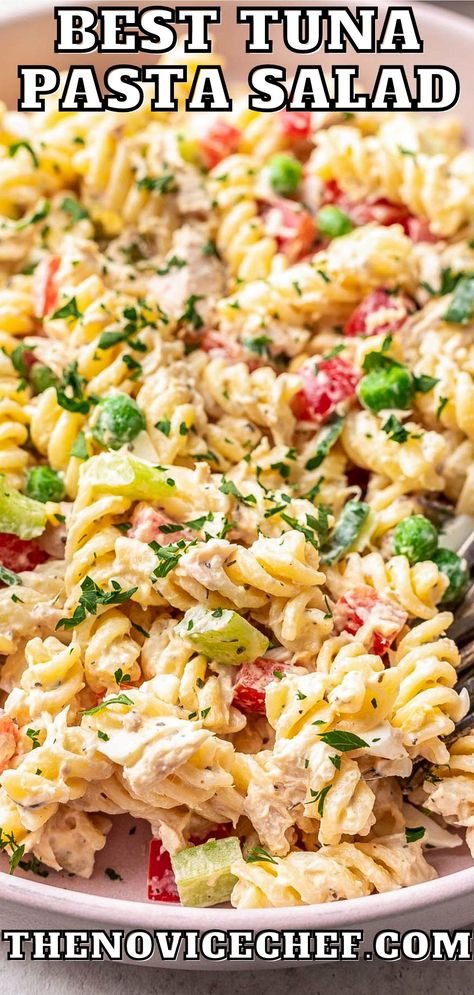 Tuna Pasta Salad Recipes, Best Tuna Salad Recipe, Creamy Tuna Pasta, Best Tuna Salad, Tuna Pasta Salad, Tuna Salad Pasta, Healthy Food Guide, Tuna Pasta, Tuna Salad Recipe