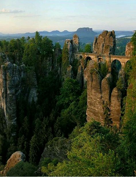 Chez Republic landscape Bohemian Switzerland, Prague Czech Republic, Brno, Rock Formations, Slovakia, Places Around The World, Dresden, Prague, Travel Dreams