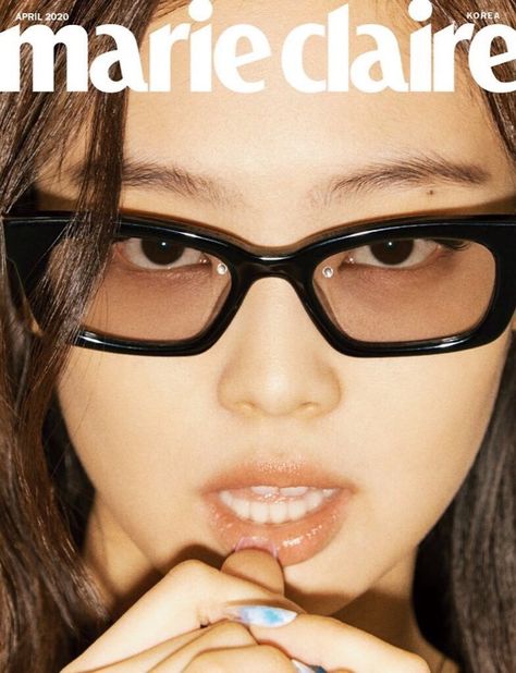 BLACKPINK's Jennie is a doll modeling eyewear as the April cover star for 'Marie Claire' | allkpop Marie Claire Magazine, Gentle Monster, Plot Twist, Vogue Magazine, Jennie Kim, Harpers Bazaar, Kim Jisoo, Blackpink Jennie, Marie Claire