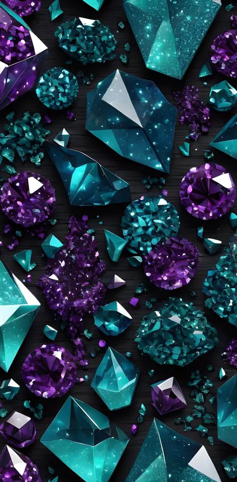 Purple And Teal Wallpaper, Preppy Images, Rocks Wallpaper, Hair Mood Board, Kindle Insert, Purple And Teal, Teal Wallpaper, Peacock Wedding, Background Ideas