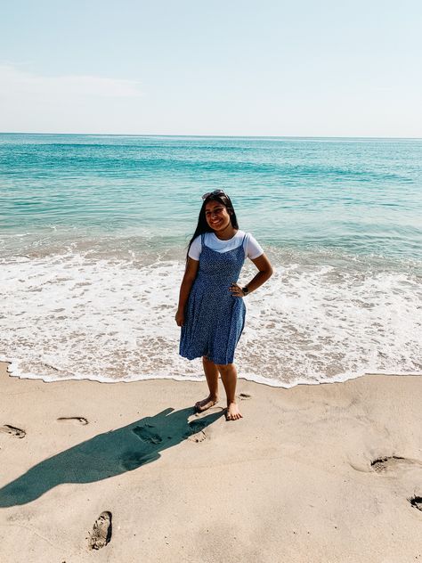 #modestfashion | Dress: Old navy Modest Beach Day Outfit, Beach Outfit Modest Casual, Modest Beach Outfit Aesthetic, Beach Aesthetic Outfits Modest, Beach Outfit Modest, Modest Beach Wear, Apostolic Beach Outfits, Modest Beach Outfit, Dress And Sneakers Outfit