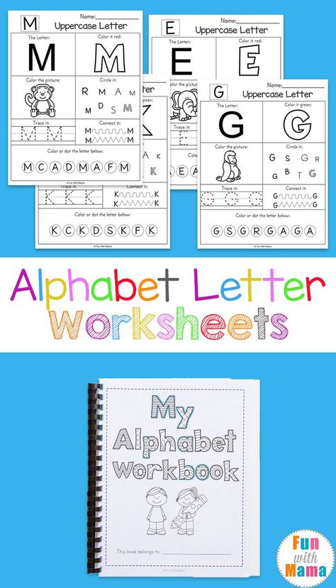 Prek Letter Worksheets, Learning Colors Worksheets For Preschool, Letter Recognition Printables, Prek Alphabet Worksheets Free Printable, Alphabet Letter Worksheets, Letter Recognition Worksheets, Letter Worksheets For Preschool, Printable Alphabet Worksheets, Abc Worksheets