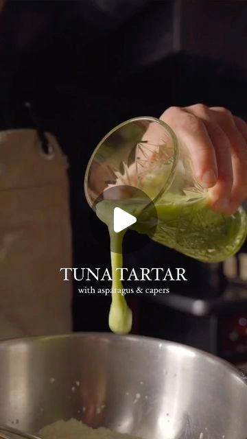 🌩The god of all things tasty 🌩 on Instagram: "Crispy tuna tartar snack  By @jordanyuste  Ring buñuelos by @nordic_chefs   #crispy #tuna #tartar #asparagus #emulsion #fry #chef #cheflife #miseenplace #restaurant #capers" Crispy Tuna, Tuna Tartar, Oral Health Care, Chef Life, Tooth Decay, Oral Health, Cavities, Asparagus, Chef