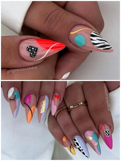 South Africa Nails, African Nails Design Black Women, Summer Nails Ideas 2024, Jamaican Nail Designs, African Nail Art, 80 Nails, Aztec Nails, Hot Nail Designs, Sassy Nails