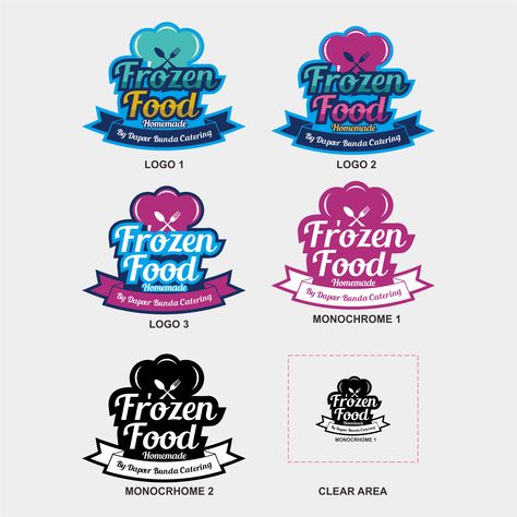 FROZEN FOOD Frozen Food Logo Design, Logo Frozen Food, Food Business Logo Ideas, Food Business Logo, Team Quotes Teamwork, Business Logo Ideas, Food Company Logo, Catering Logo, Food Logo Design Inspiration