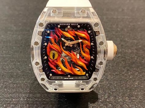 Henry Chan on Instagram: “Richard Mille RM 26-02 Evil Eye Sapphire Tourbillon⁠ .⁠ .⁠ .⁠ ⁠ #理查德米勒 #RichardMille #millenation #richardmillewatch #RichardMilleClub…” Money Buys Happiness, Brand Watches Women, Rare Watches, Richard Mille Watches, Green Lips, Mens Watch Brands, Dream Watches, Expensive Watches, Richard Mille