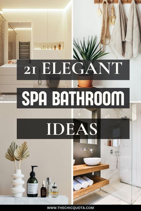 luxury spa bathroom decor Bathroom Spa Decor Ideas, Spa Bathroom Decor Ideas, Spa Bathroom Ideas, Spa Bathroom Decor, Spa Bathroom, Spa Decor, Best Spa, Bathroom Spa, Spa Experience