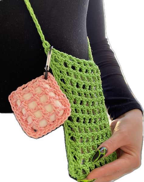 Crochet Phone Bag, Pumpkin Crochet, Diy Crochet Bag, Sac Diy, Crochet Stitches Guide, Tas Bahu, Astuces Diy, Kawaii Crochet, Crochet Business