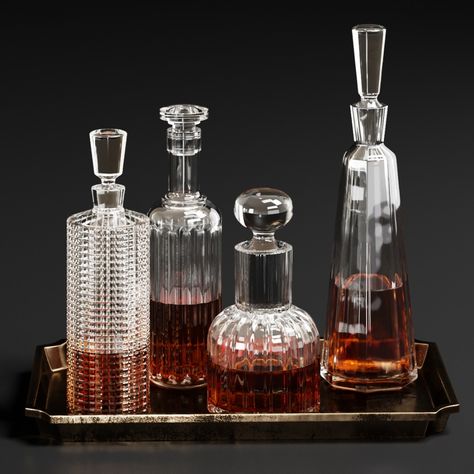 Shanghai Style, Christmas Interiors, Decanter Set, Glass Decanter, Apothecary Jars, Design Products, Decanters, Bottle Design, Wine Decanter