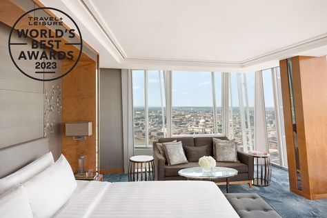 Travel   Leisure Readers' 15 Favorite City Hotels in Europe of 2023 Room With City View, Rocco Forte Hotels, On Suite, King Room, The Shard London, Urban Hotels, Best Cities In Europe, Rosewood Hotel, Istanbul Hotels