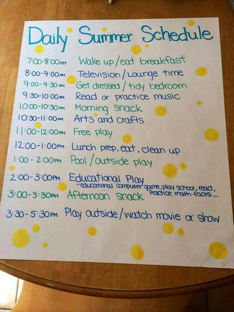 Summer Schedule For Kids, Kids Summer Schedule, Nanny Activities, Summer Rules, Babysitting Activities, Babysitting Jobs, Summer Schedule, Kids Schedule, Summer Things