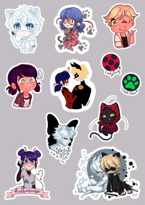 Sticker Design Inspiration, Computer Sticker, Disney Sticker, Super Cat, Arte Sketchbook, Miraculous Ladybug Anime, Cute Doodle Art, Drawing Images, Aesthetic Stickers