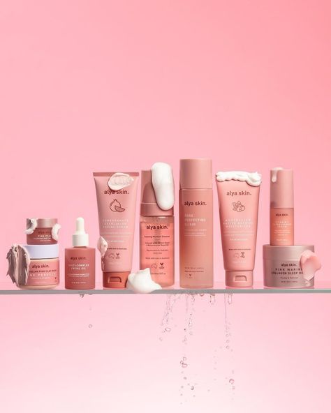 Photo by Alya Skin ™ on January 29, 2023. May be an image of cosmetics. Cream Product Photography, Hormonal Breakouts, Pink Clay Mask, Skincare Products Photography, Marine Collagen, Facial Scrubs, Beauty Shoot, Pink Clay, Hair Cream