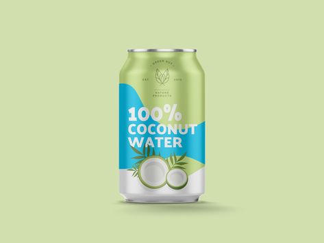 Coconut Water | Packaging by Martin Sedlo Coconut Water Packaging Design, Coconut Water Packaging, Coconut Packaging Design, Coconut Packaging, Coconut Design, Coconut Juice, Coco Oil, Coconut Jelly, Spices Packaging