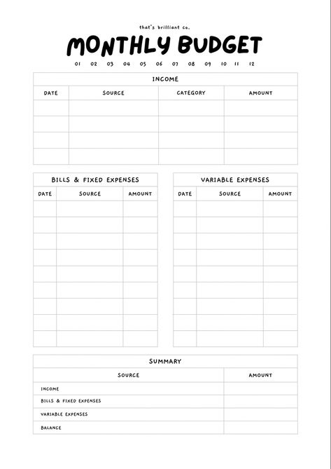 Monthly Finance Tracker, Budget Bullet Journal, Budgeting Notebook Ideas, Bullet Journal Finance Tracker, Study Planner Free, Finance Bullet Journal, Money Planner, Finance Printables, Planner Writing