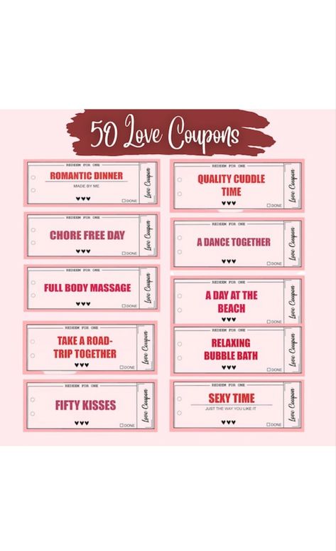 Love Vouchers For Him, Bf Coupons, Free Coupons For Boyfriend, Dirty Coupons For Boyfriend, Love Coupons For Husband, Love Coupon Ideas, Coupon Book For Husband, Love Coupons For Boyfriend, Couple Coupons