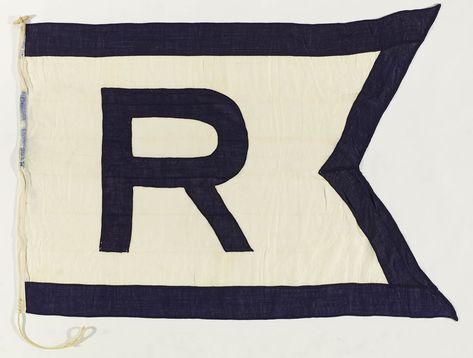 Maritime Flags, Anti Flag, The Letter R, Typography Images, Nautical Flags, Design Exhibition, Vintage Flag, Maritime Museum, Flag Logo