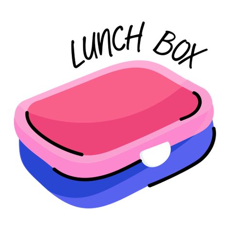 Lunchbox Design, School Boxes, School Lunch Box, Food Drawing, Cartoon Images, School Lunch, Cute Food, Lunch Box, Clip Art